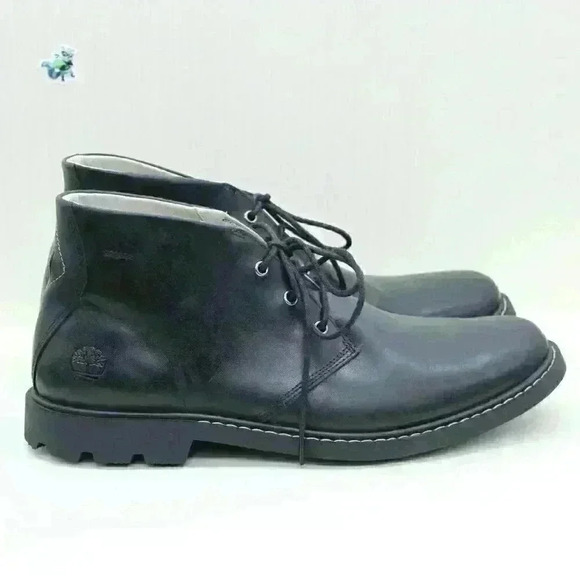 Timberland Earthkeepers Men's Black Leather Chukka Boots Size US 11/EU 45 - Picture 7 of 11